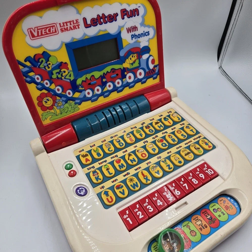 VTG 1995 VTech Little Smart Letter Fun with Phonics Educational Laptop‎ Tested